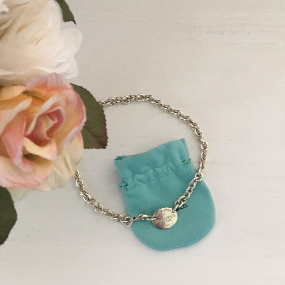 Tiffany & Co. .925 oval Please return to Tiffany & Co. oval tag necklace